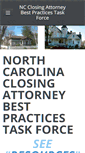 Mobile Screenshot of ncclosingattorneybestpractices.org